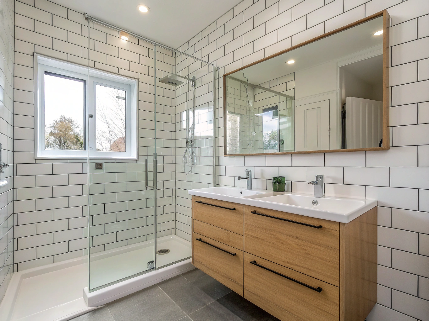Completed bathroom renovation in Essex by Jordan Building Contractors